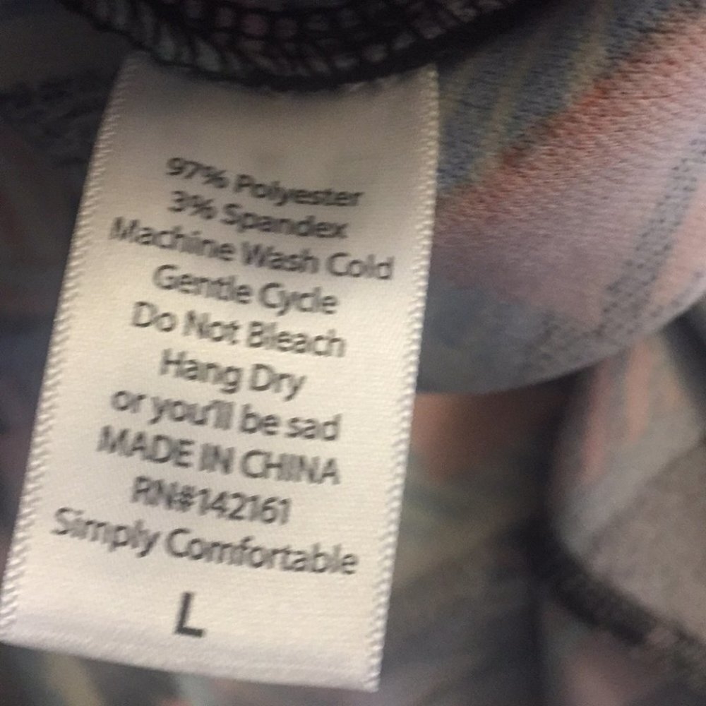 L‎ LuLaRoe Azure Skirt H04 1313 - Picture 4 of 4